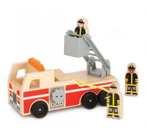 houten brandweerauto Doug